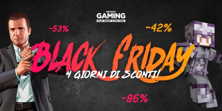 Black Friday Instant Gaming: muchos juegos con descuentos de hasta el 80%