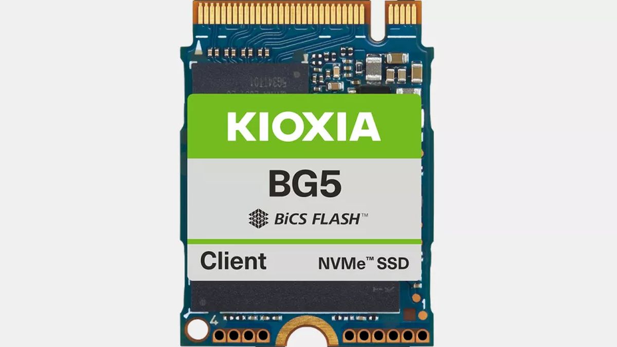 Kioxia Claims “World’s Smallest” Title With BG5 Series PCIe 4.0 SSDs