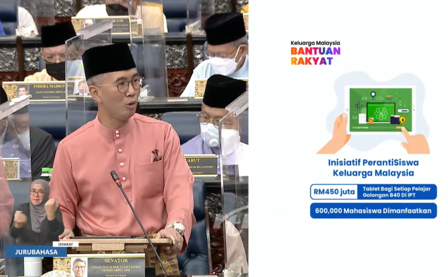 PerantiSiswa Keluarga Malaysia Free Tablet Programme To Kick Off In Q2 2022