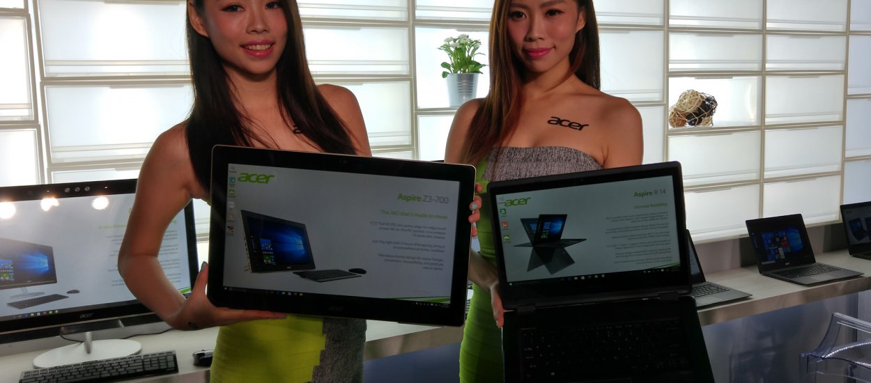 Acer y Microsoft presentan nuevos dispositivos con Windows 10: un informe directamente de Taiwán