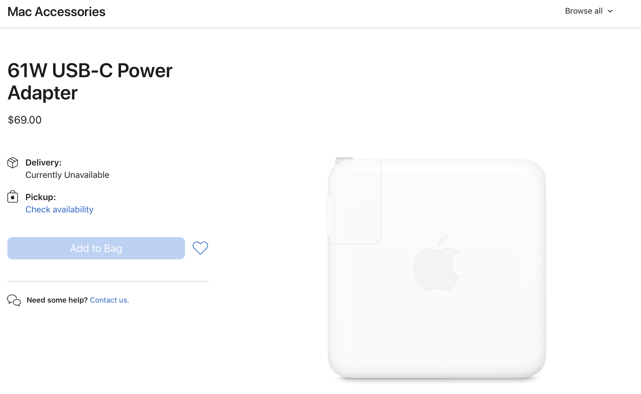 Antes de la actualización rumoreada, el cargador de MacBook Pro está agotado
