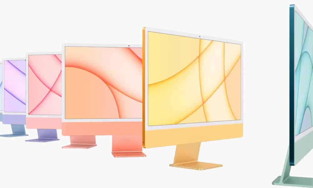 Apple lanza iMacs más delgados y potentes en siete colores diferentes