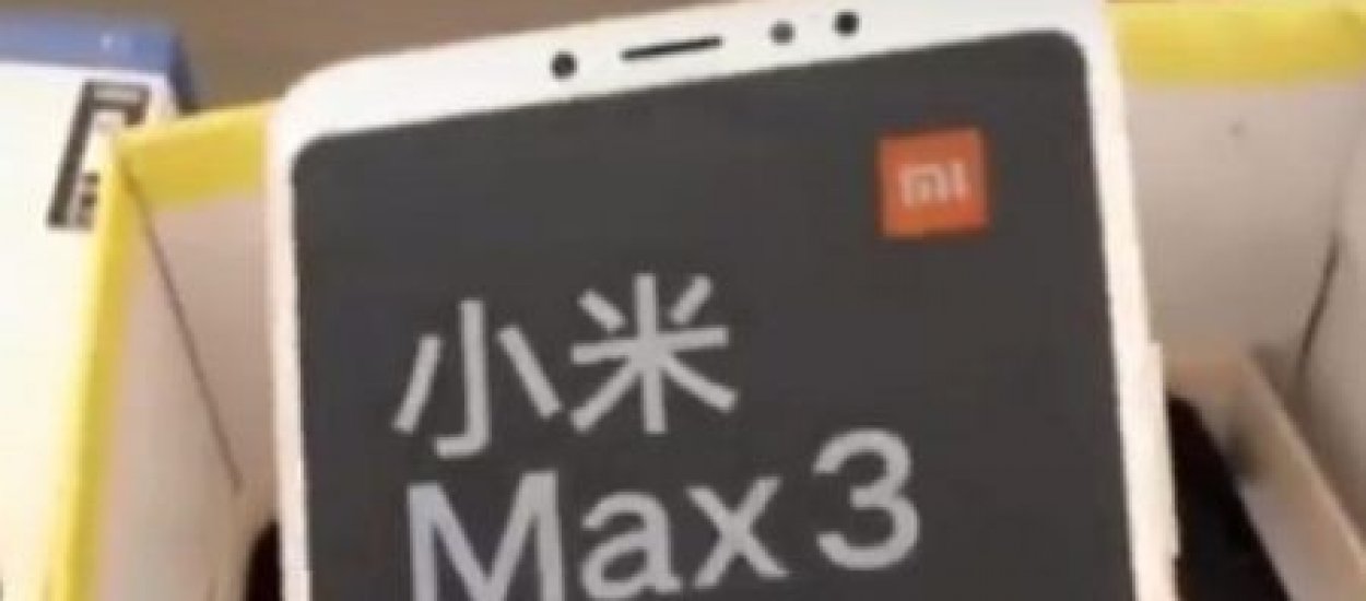 Así es como se ve el Xiaomi Mi Max 3. Reemplazará con éxito una raqueta de ping-pong