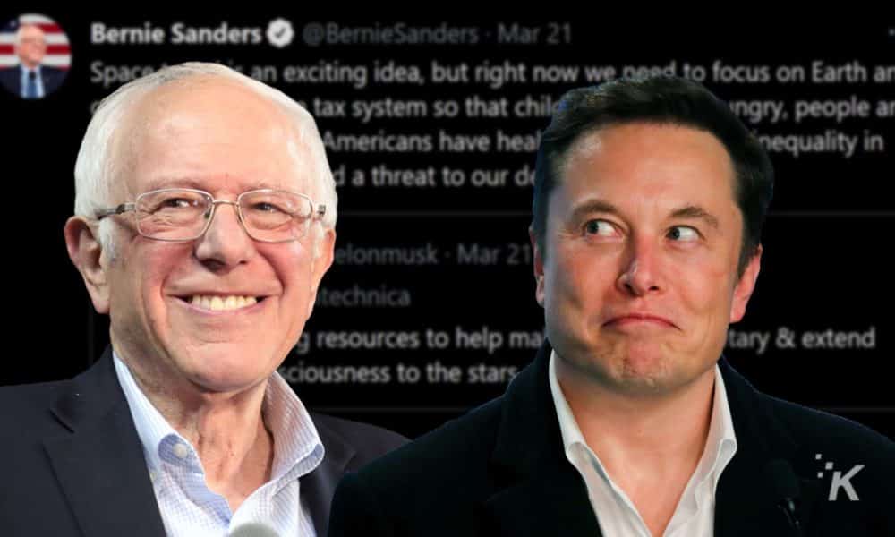Bernie Sanders se sumergió en Elon Musk después de que el multimillonario tuiteó sobre "acumular recursos"
