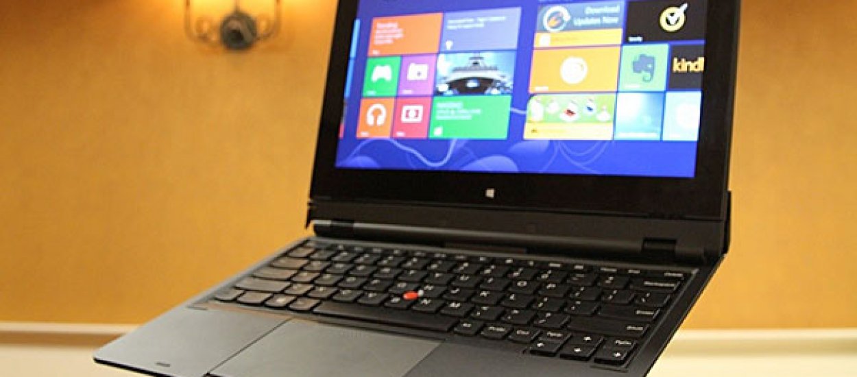 [CES2013] Lenovo presenta cómo debería verse una computadora portátil convertible: Thinkpad con una pantalla desmontable