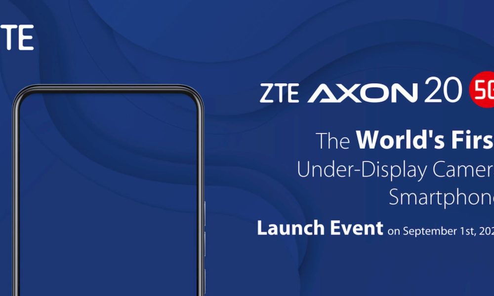 El nuevo teléfono inteligente Axon 20 5G de ZTE contará con una cámara debajo de la pantalla