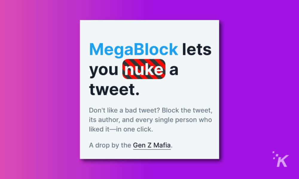 Esta herramienta te permite bloquear tweets malos, al autor y a todos los que les gustó todo a la vez.