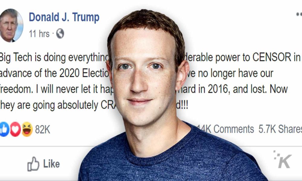 Facebook no tiene planes de verificar los hechos de Trump porque son cobardes