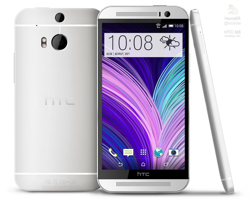 HTC One 2: algunas representaciones lo imaginan siguiendo el ejemplo de las últimas filtraciones (fotos)