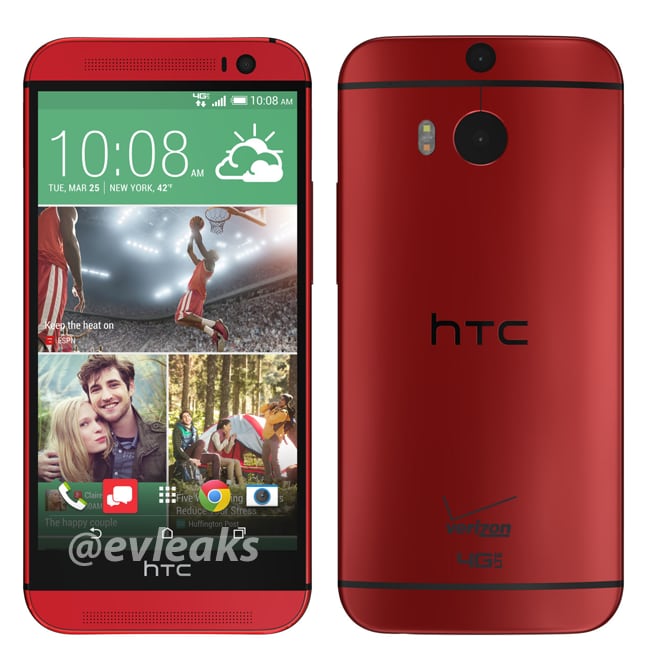 HTC One (M8) arriverà in nuovi colori: rosso, blu e rosa