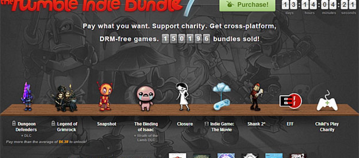 Hazte un regalo y compra juegos geniales para todo lo que quieras: Humble Indie Bundle 7 ha comenzado