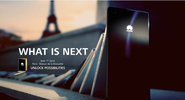Huawei ci ricorda l'arrivo di Ascend P7 il 7 maggio a Parigi (video)