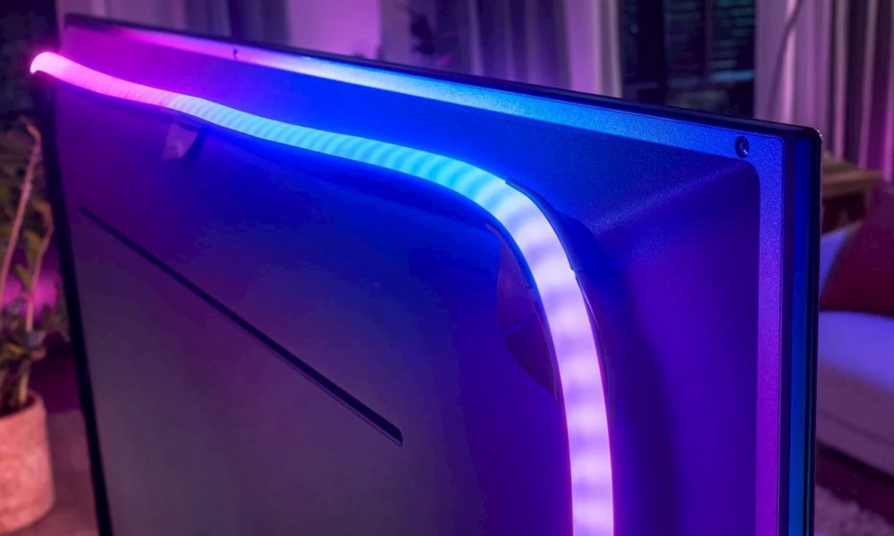 La nueva tira de luz degradada de Philips Hue puede combinar con todos los colores de su televisor