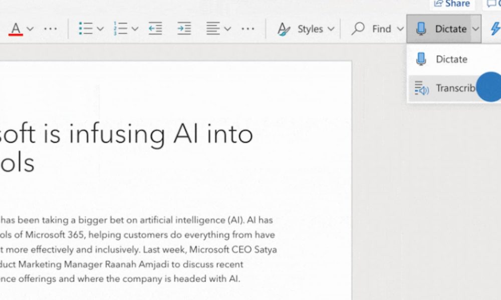 Microsoft Word tiene una nueva herramienta de transcripción: así es como se usa