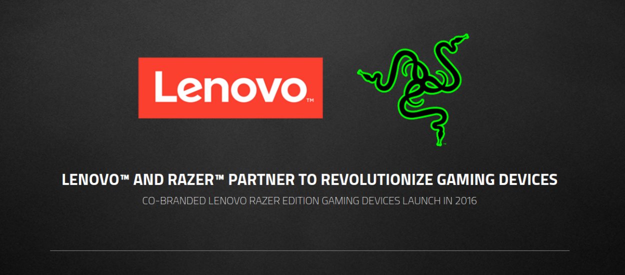 Nadie esperaba un matrimonio así. Lenovo y Razer fabricarán conjuntamente equipos para jugadores