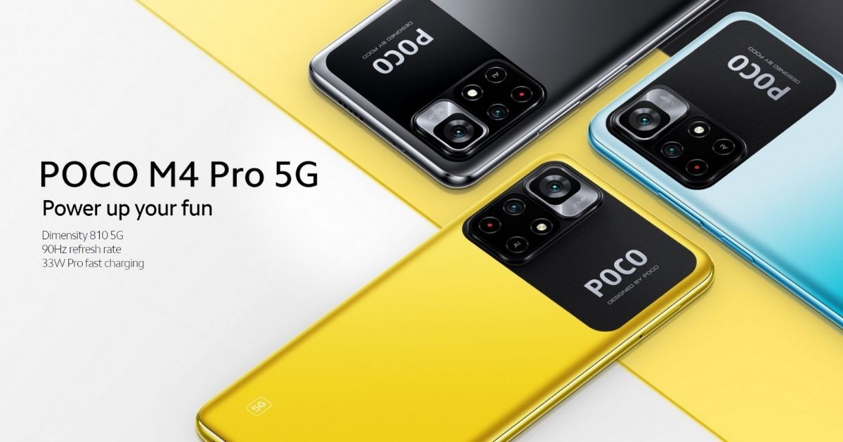 Poco M4 Pro 5G con MediaTek Dimensity 810 SoC, pantalla de 90Hz lanzada: precio, especificaciones