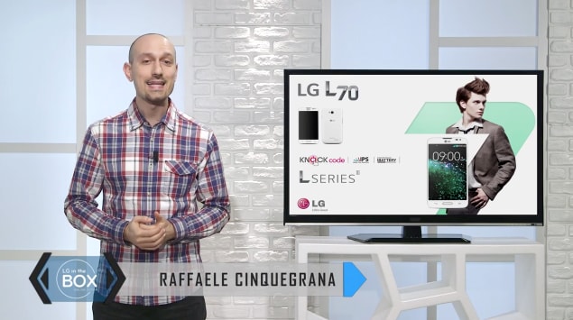 Raffaele Cinquegrana presenta anche LG L70 (video)