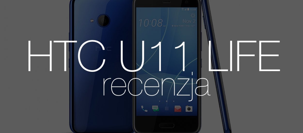 Revisión de HTC U11 Life.  Belleza pura de Android.