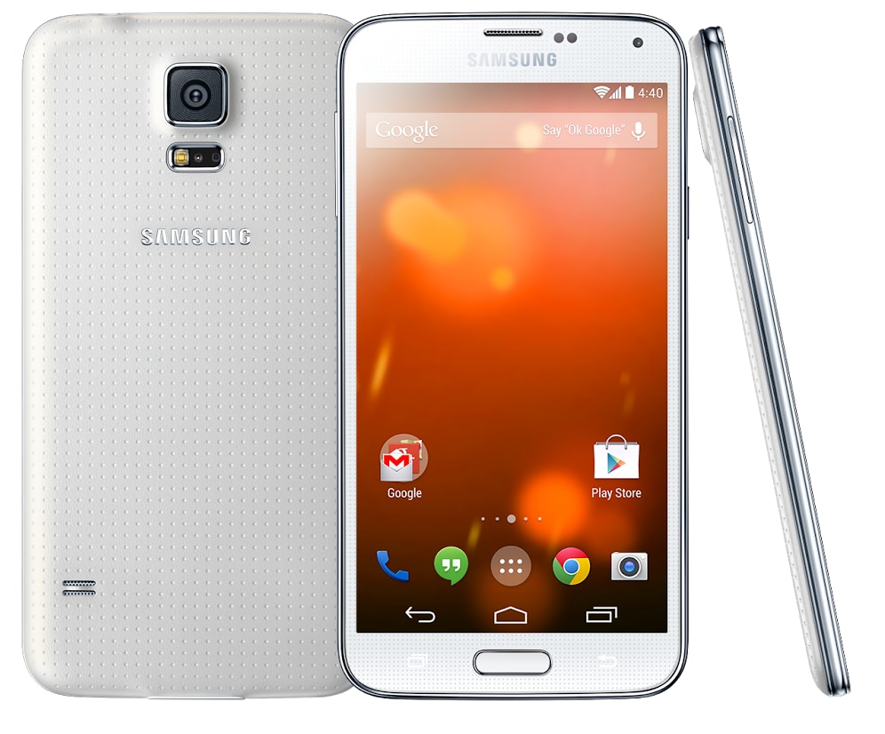 Samsung Galaxy S5 Google Play Edition en proceso