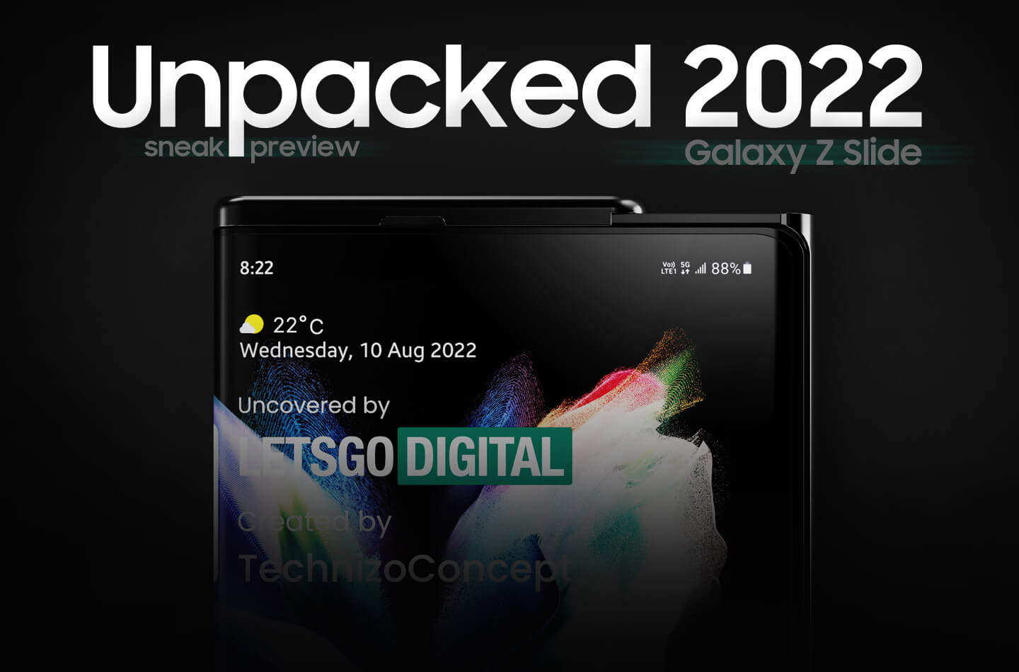 Samsung Unpacked 2022: teléfono inteligente enrollable Galaxy Z Slide
