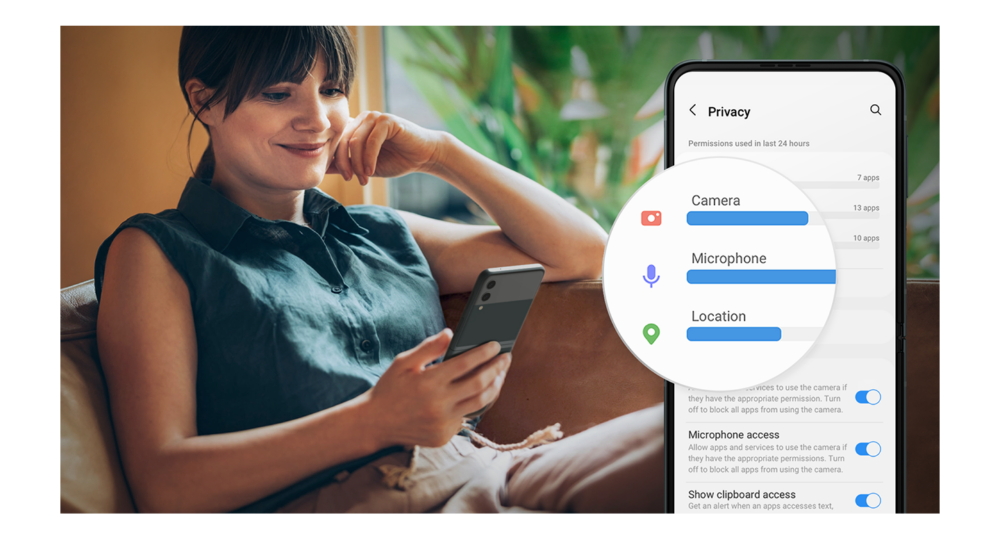 Samsung privacy android 12 een ui 4