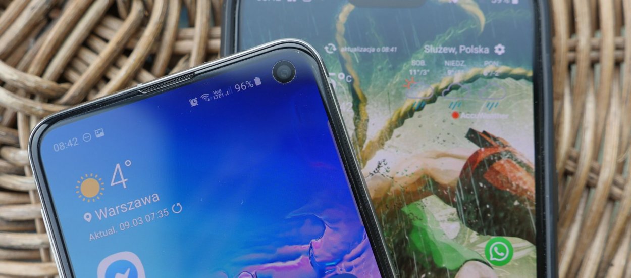 Samsung se avergüenza de los agujeros del Galaxy S10.  No promete sangría en los teléfonos inteligentes.