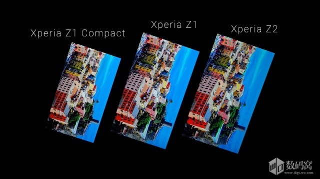 Sony Xperia Z1, Xperia Z1 Compact y Xperia Z2: comparación de pantallas (fotos)