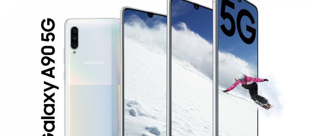 También hay 5G en la serie Galaxy A de Samsung.  Ya oficialmente: este es el Samsung Galaxy A90 5G