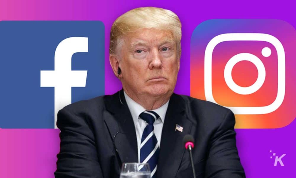 Trump está tratando de restablecer su cuenta de Facebook
