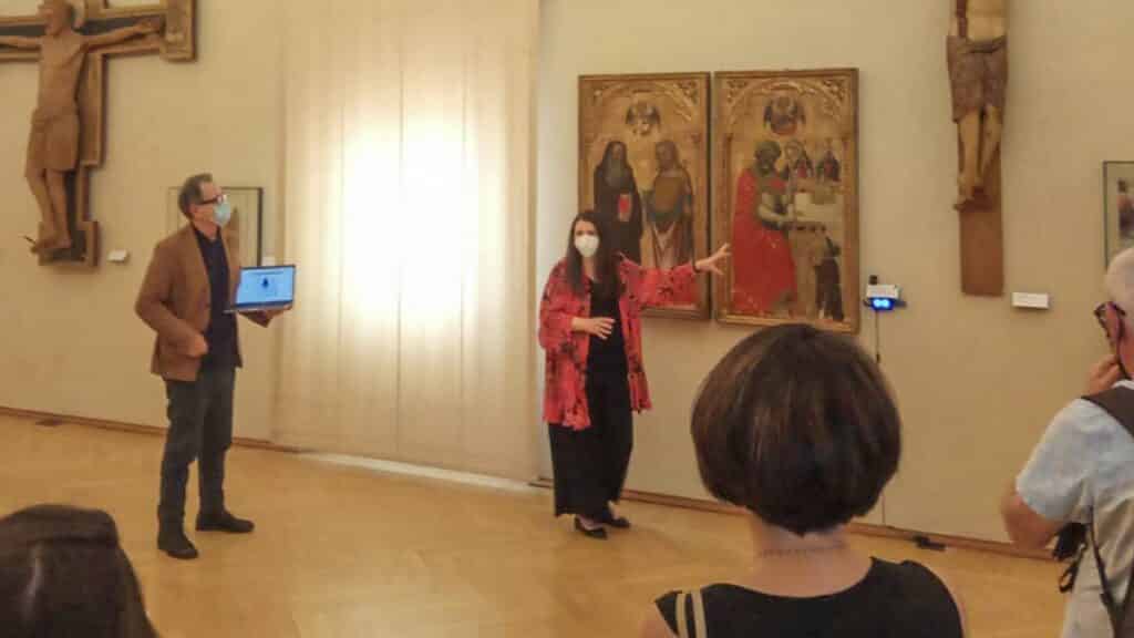 museo de arte italiano que usa cámaras para rastrear el interés