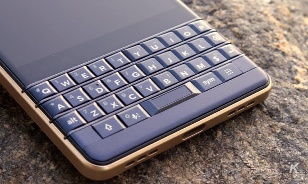 Un nuevo BlackBerry 5G Android con teclado físico regresa en 2021
