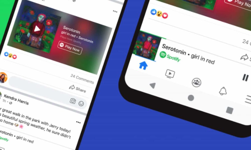 Un nuevo 'minijugador' de Spotify te permite reproducir música directamente a través de Facebook