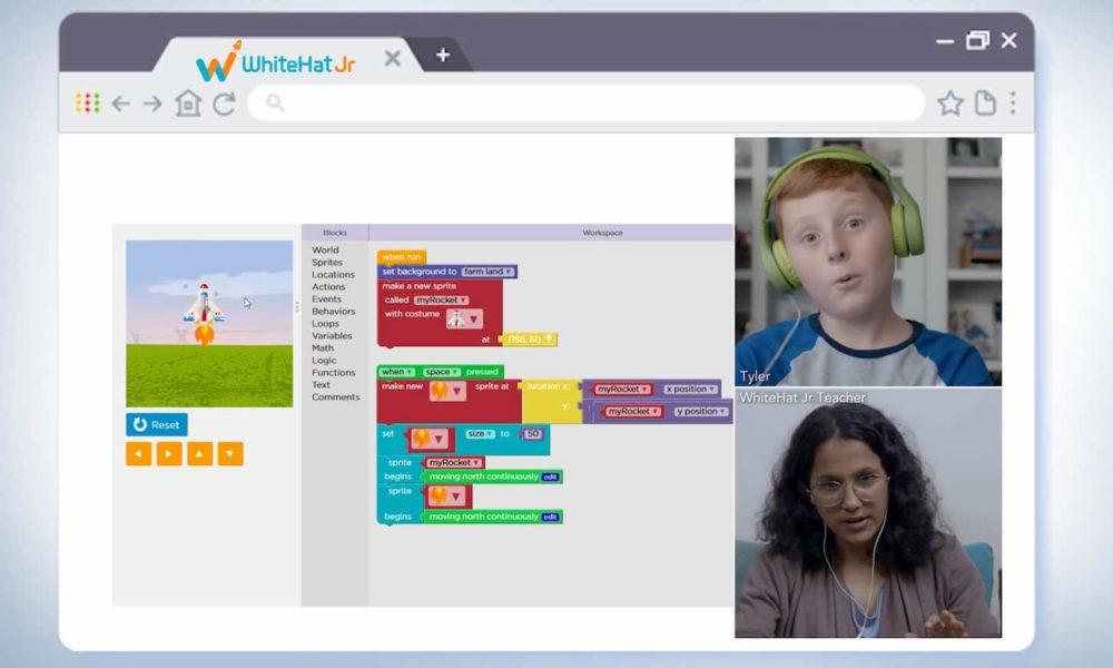 WhiteHat Jr.está enseñando a millones de niños a codificar a través de clases individuales