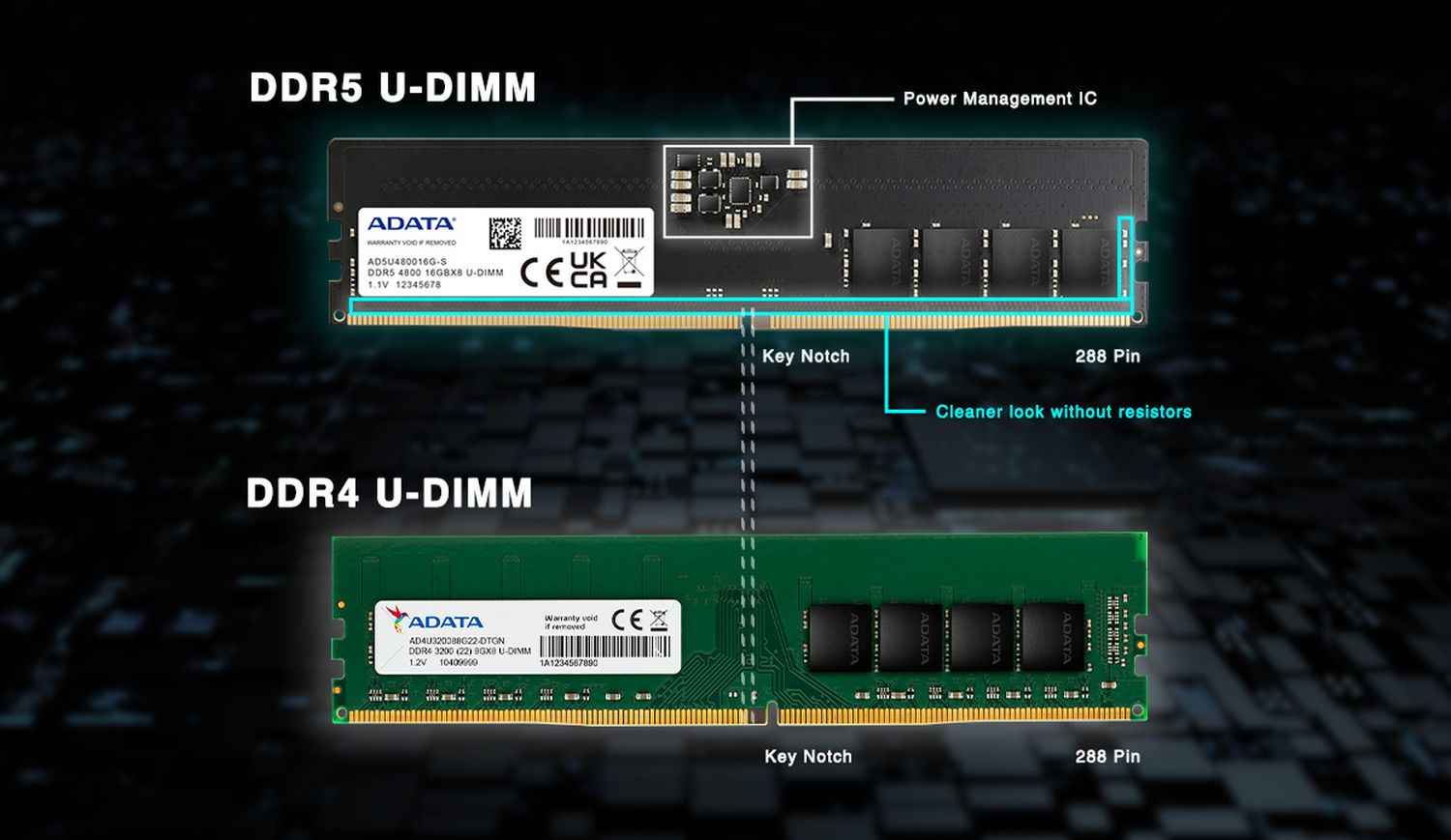 Adata Announces New DDR5-4800, XPG Lancer DDR5-5200 Memory Modules
