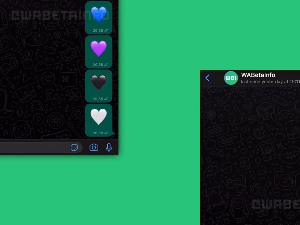 WhatsApp funciona para animar el emoji del corazón