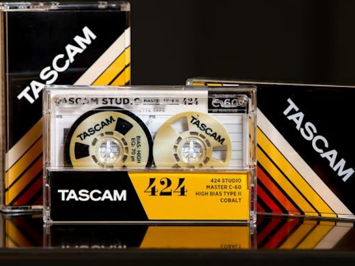 Tascam produce nuevos casetes para Portastudio de 4 pistas