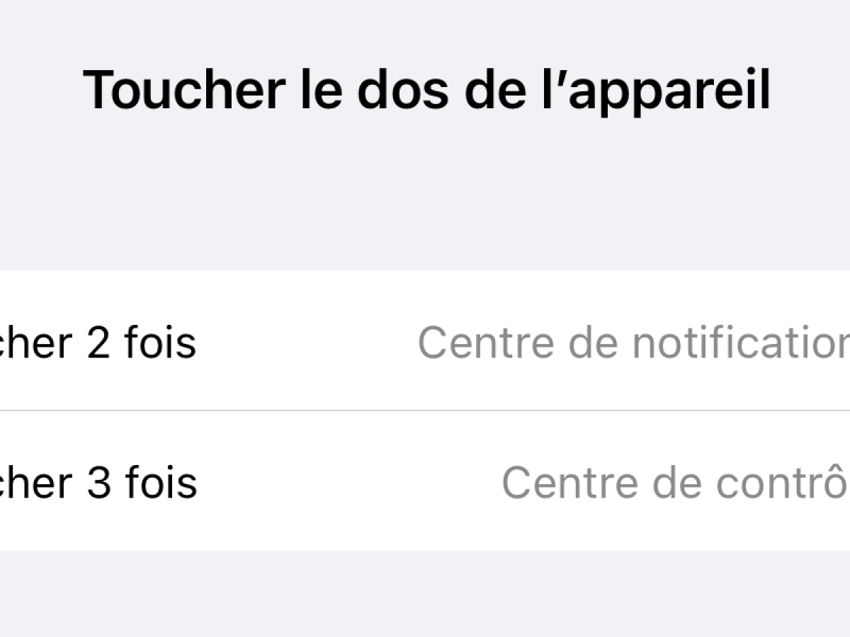 iOS 15.2: cómo configurar correctamente la función "Toca la parte trasera del iPhone"