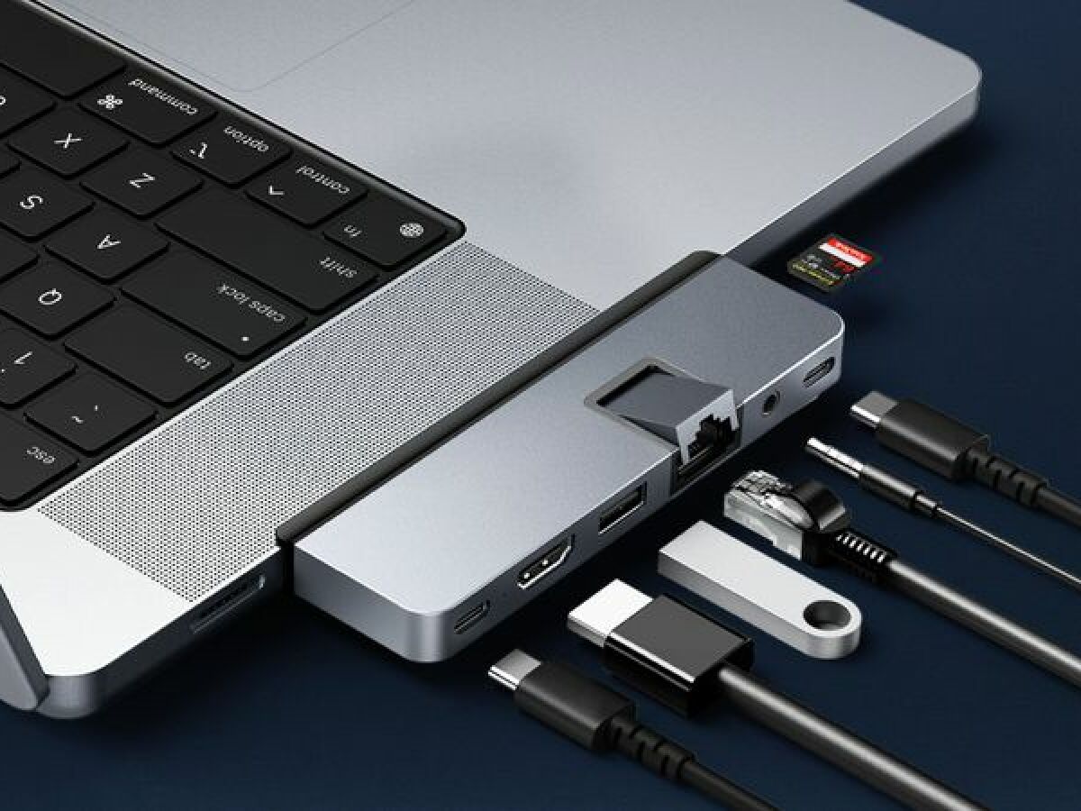 Un hub 7 en 2 para los nuevos MacBook Pros de 14 y 16 pulgadas en Hyper