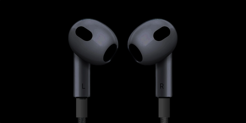 Illustratie: Concept: EarPods gerestyled in AirPods 3-stijl (en ook een iPhone 14) 