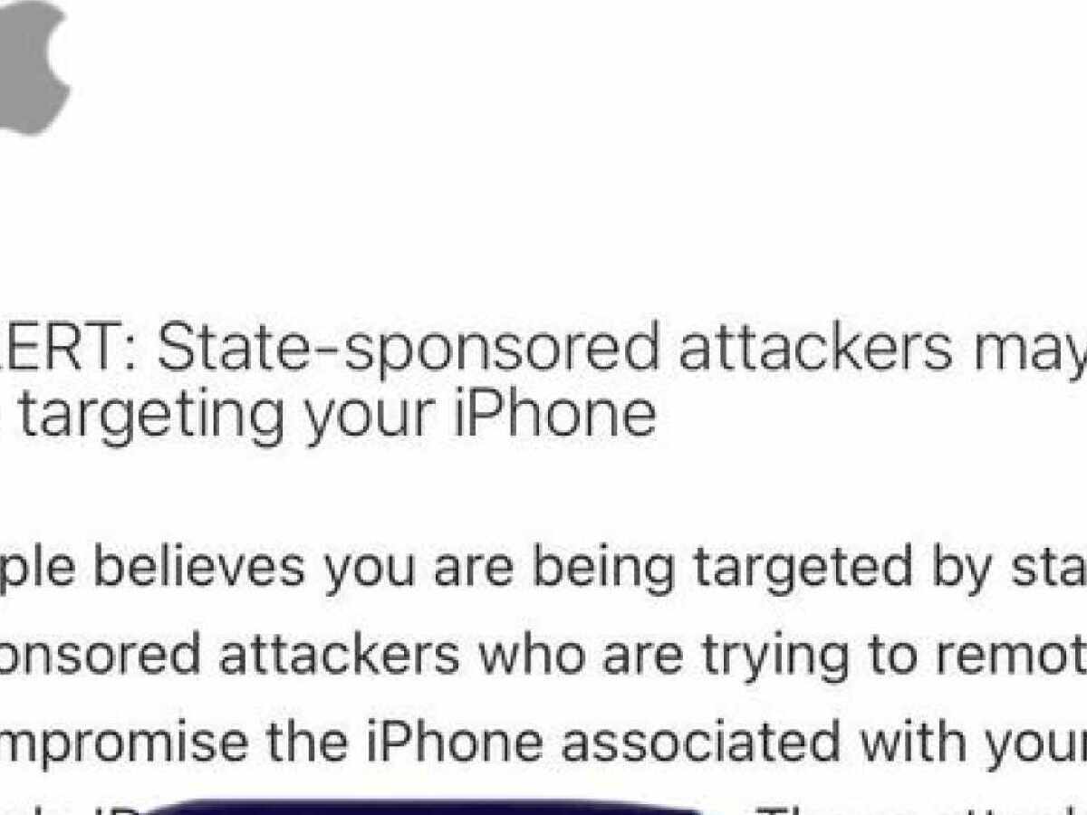 Pegasus: Apple ha comenzado a enviar notificaciones de amenazas
