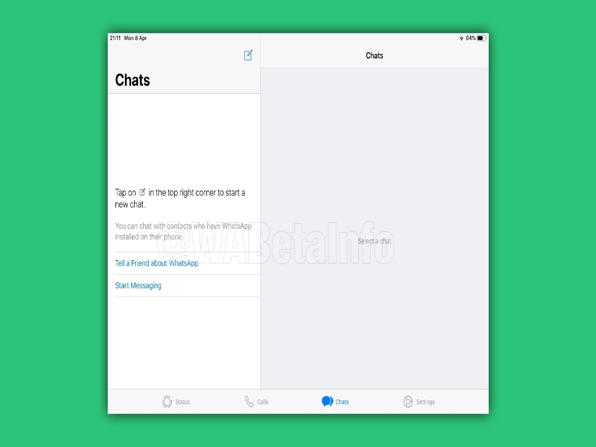 WhatsApp funciona en una sola aplicación macOS / iPadOS con Catalyst