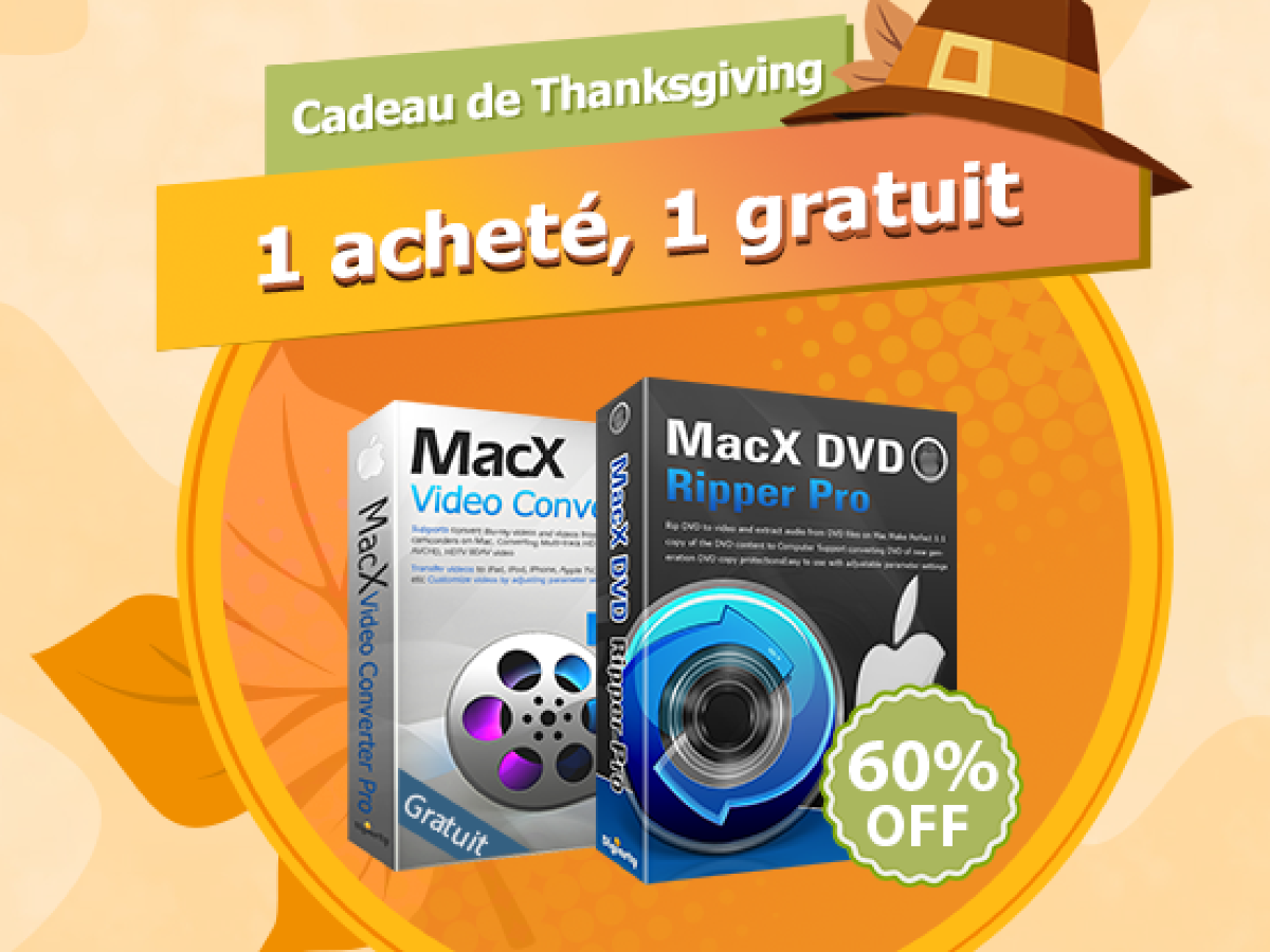 Promoción: 60% en MacX DVD Ripper Pro (compatible con Monterey y Mac M1) con MacX Video Converter Pro gratuito
