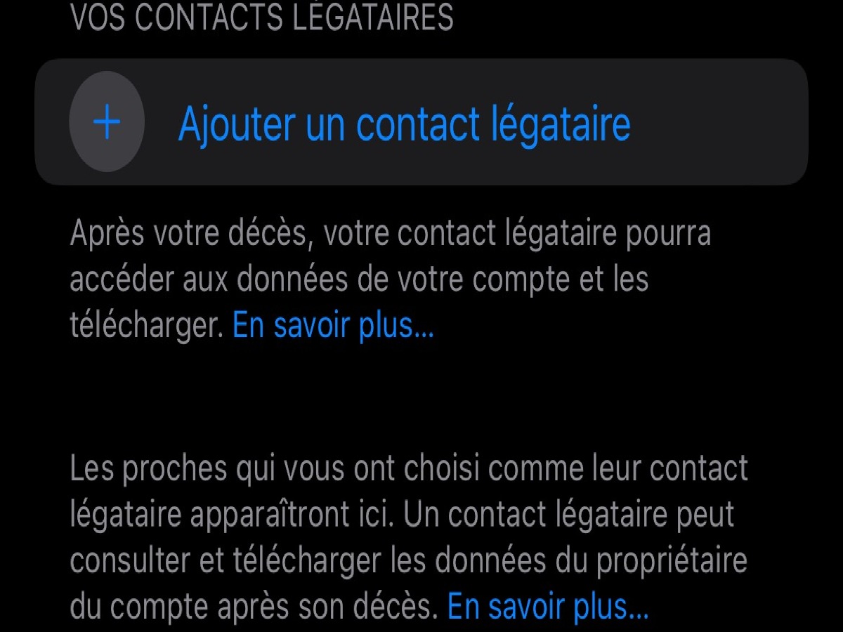iOS 15: cómo activar "Contacto legatario" ("Contacto heredado") en su iPhone