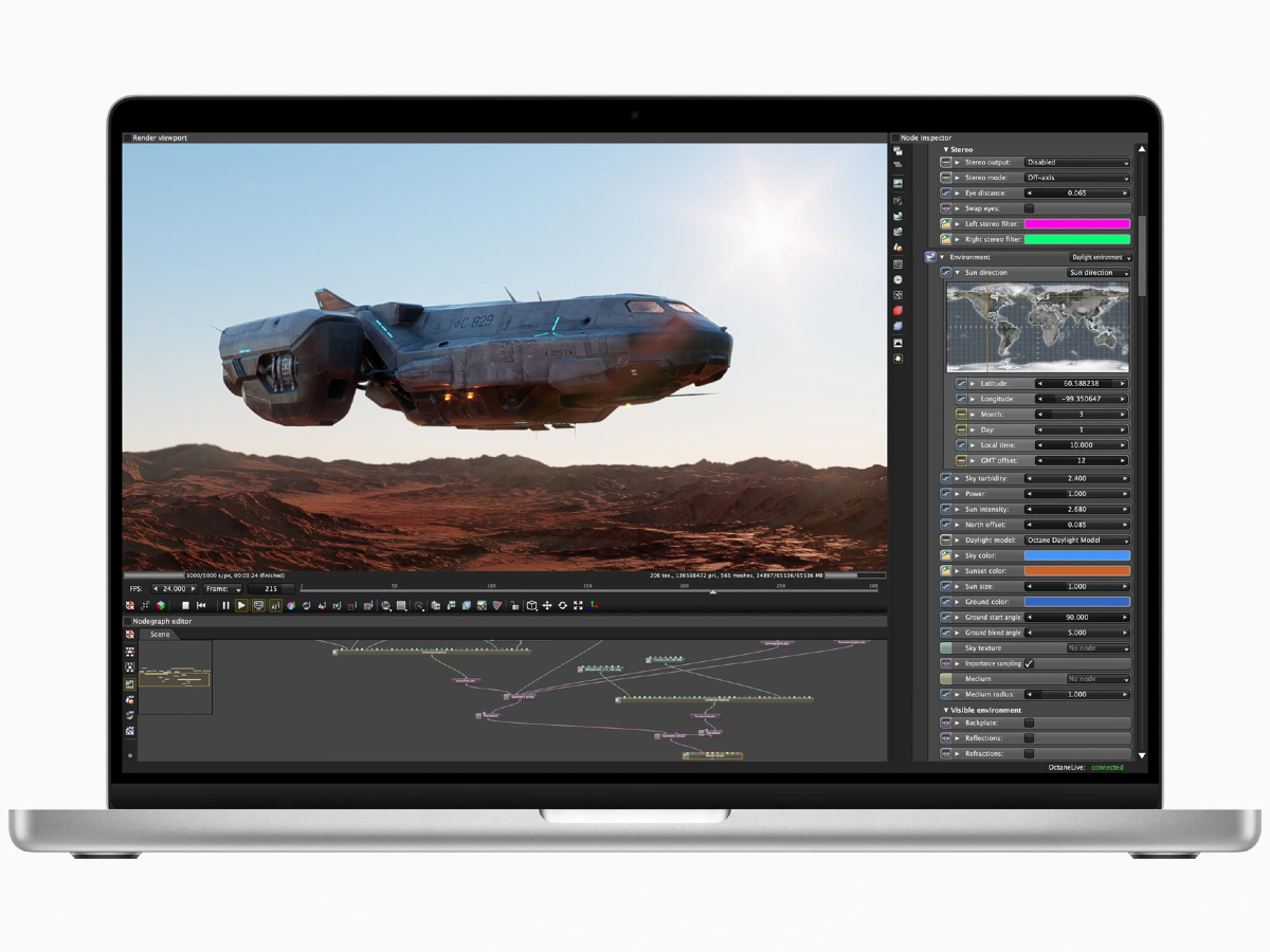 MacBook Pro 14/16" : macOS Monterey oculta la muesca en modo de pantalla completa