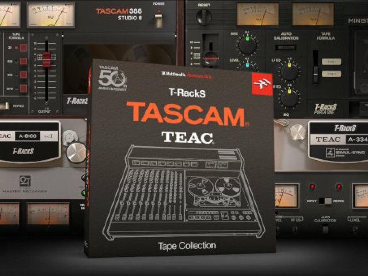 Una emulación de grabadoras de cinta Tascam para T-RackS en IK Multimedia