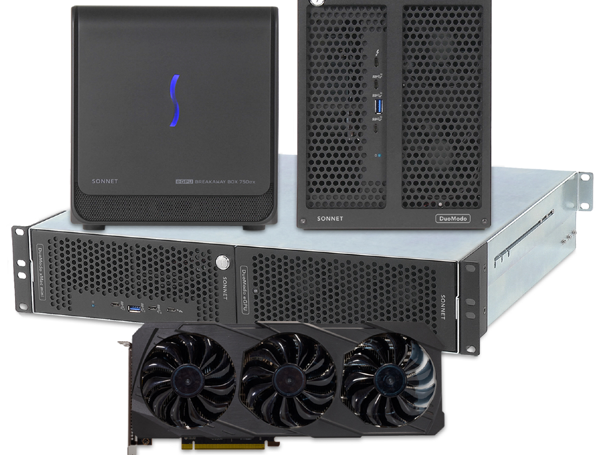 eGPU: Sonnet lanza cajas con las últimas GPU AMD (RX 6900 XT, etc.)