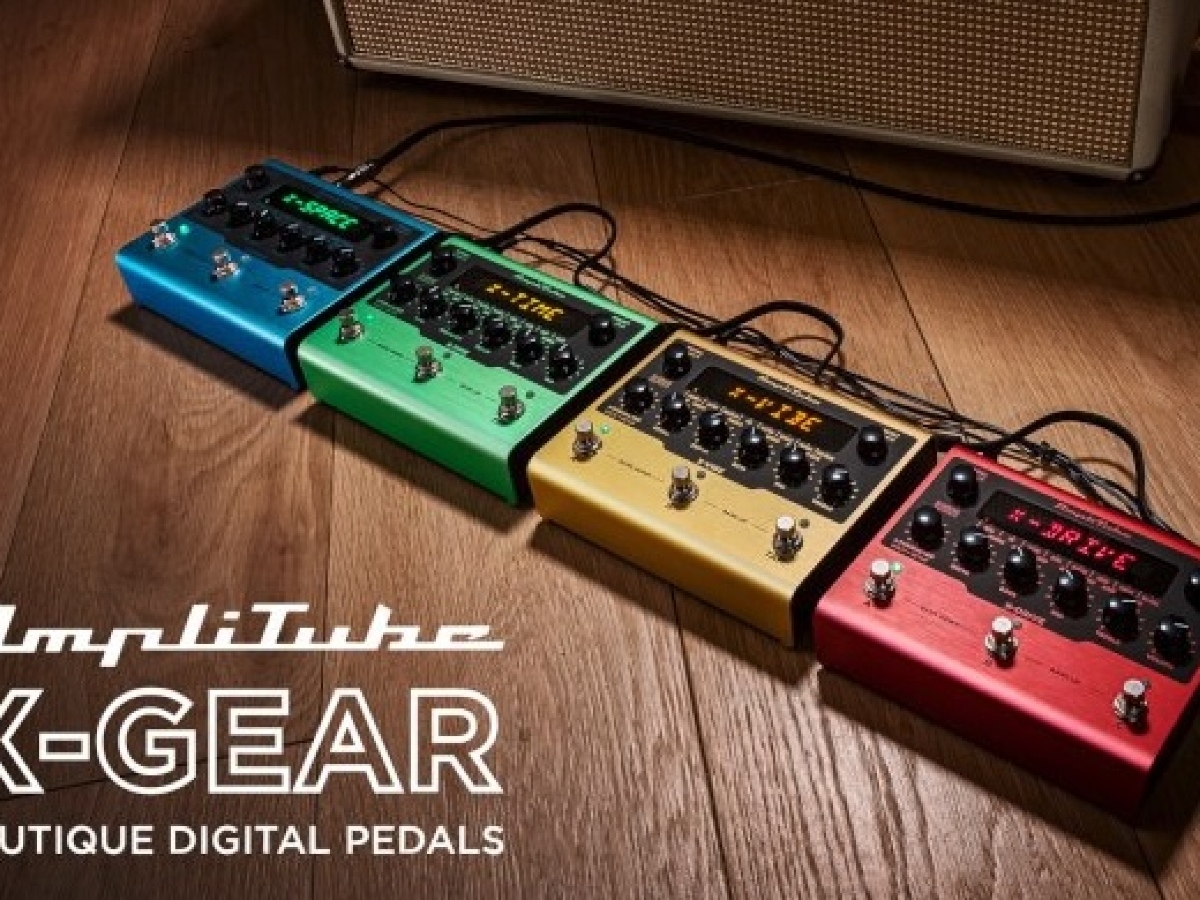 Los pedales / interfaces de audio AmpliTube X-Gear de IK Multimedia están disponibles a 359 €
