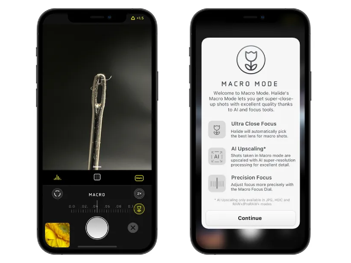 La actualización Halide trae el modo macro al iPhone 8 y más reciente