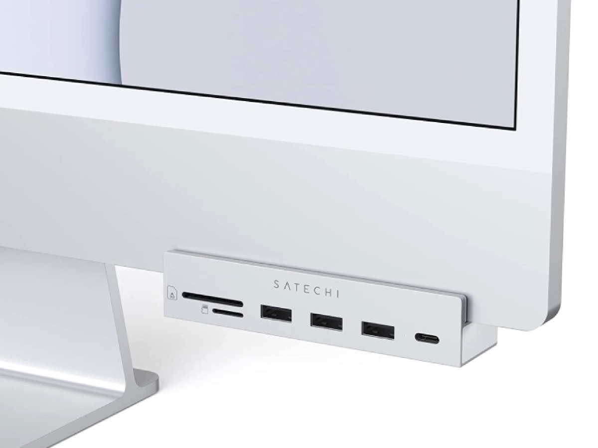 El concentrador USB-C de Satechi diseñado para iMac M1 está disponible a 64 € (+ gastos de envío)