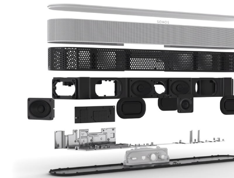 Illustratie: Sonos introduceert een Beam Gen2 met Dolby Atmos en HDMI eARC & agrave;  499 & euro;